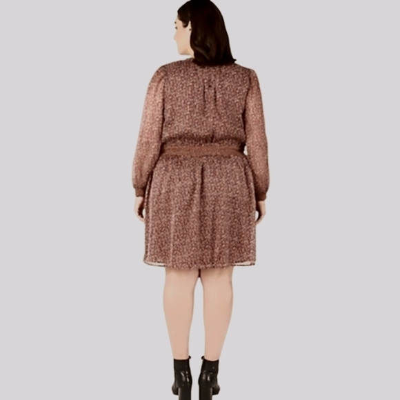 NEW Dex Printed Blouson Mini Dress - Picture 10 of 11